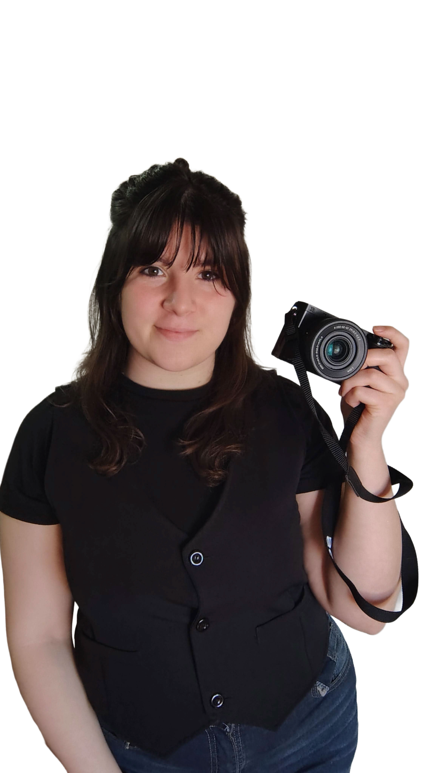 Pilar, de Pilillan Creativa, con su cámara